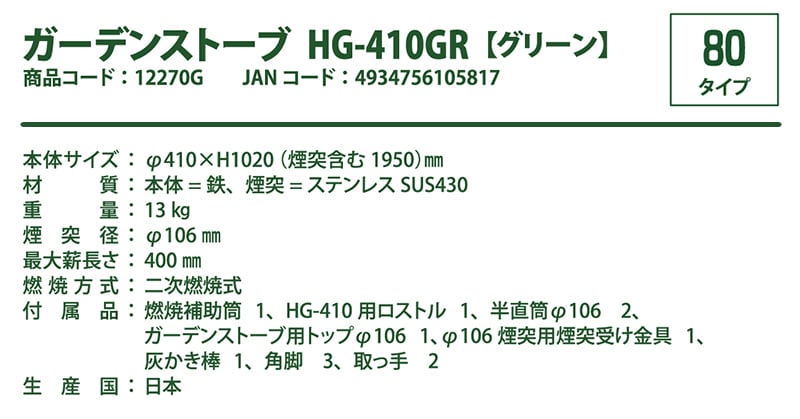 ǥ󥹥ȡ HG-410GR ڥå