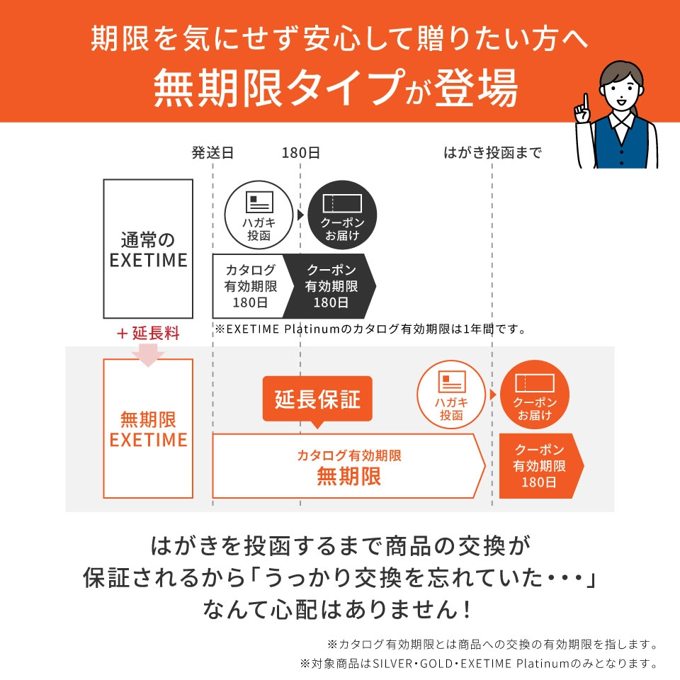お急ぎ便】カタログギフト 有効期限なし 無期限エグゼタイムEXETIME