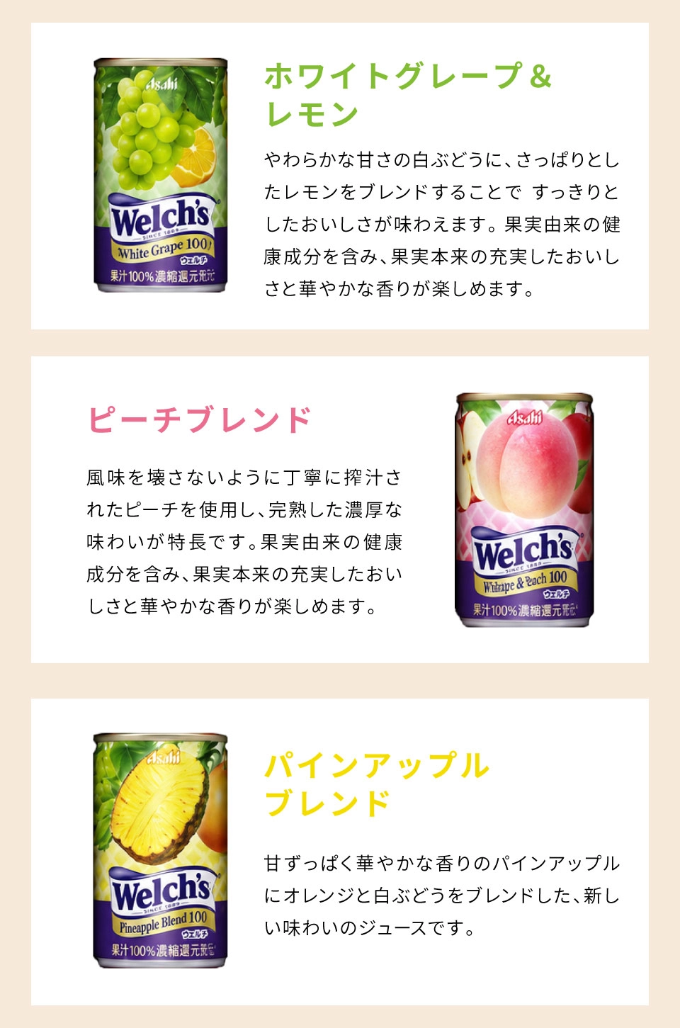 お急ぎ便】「ウェルチ」 100%果汁ギフト(22本) W30T 【送料無料