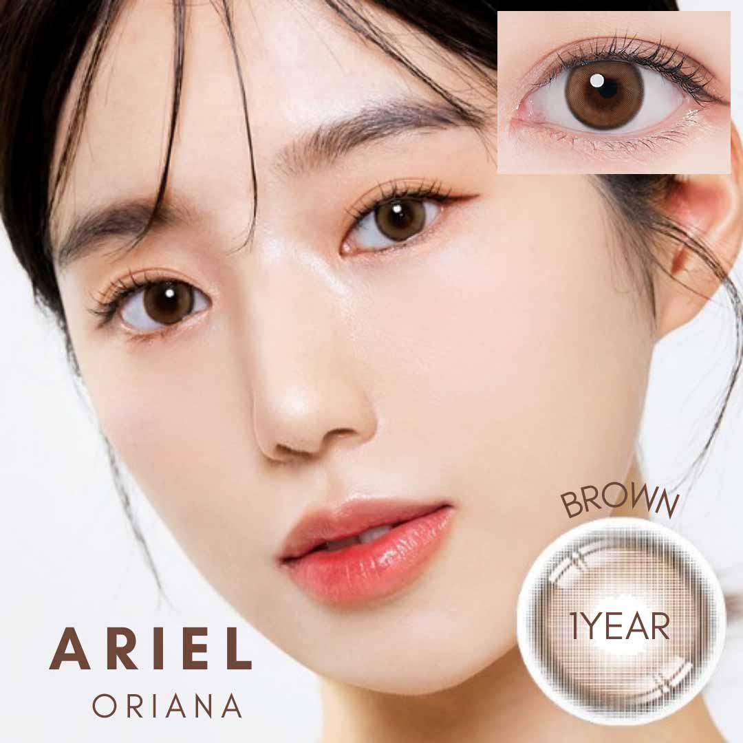 オリアナアリエルブラウン｜6ヶ月～1年用｜ORIANA ARIEL BROWN I-SHA アイシャ｜カラコン本舗