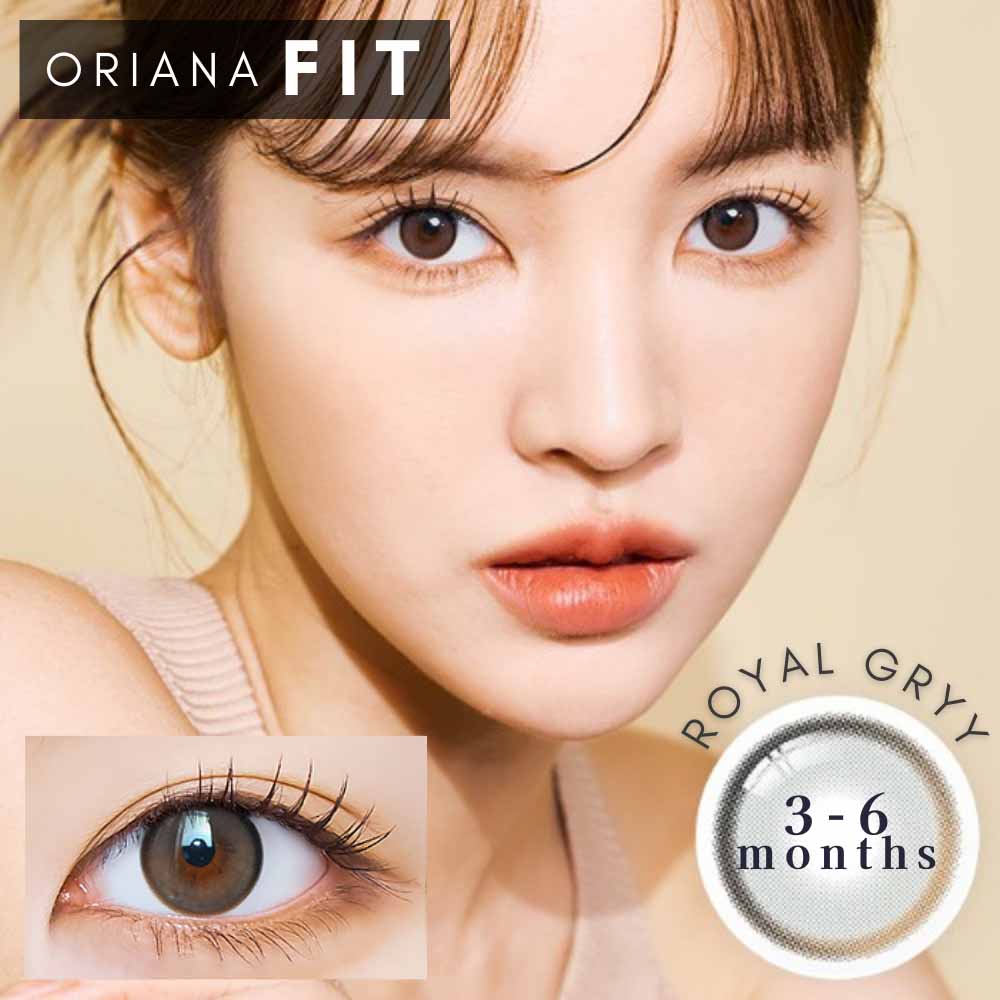 オリアナフィット ロイヤルグレー｜3ケ月～6ヶ月｜ ORIANA FIT ROYAL GRAY アイシャカラコンI-SHA  |カラコン本舗