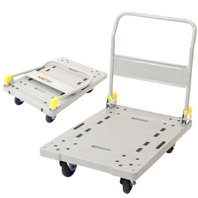 ハンドル折りたたみ式台車