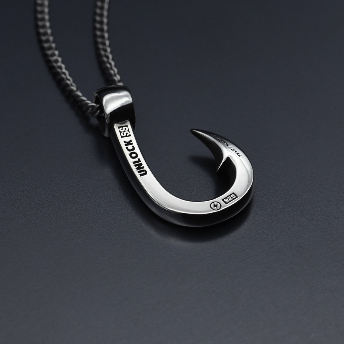 今週末までです。HOOKZ 釣り針ネックレス✨　美品です！販売やめます 釣り針ネックレスSS/HOOKZ