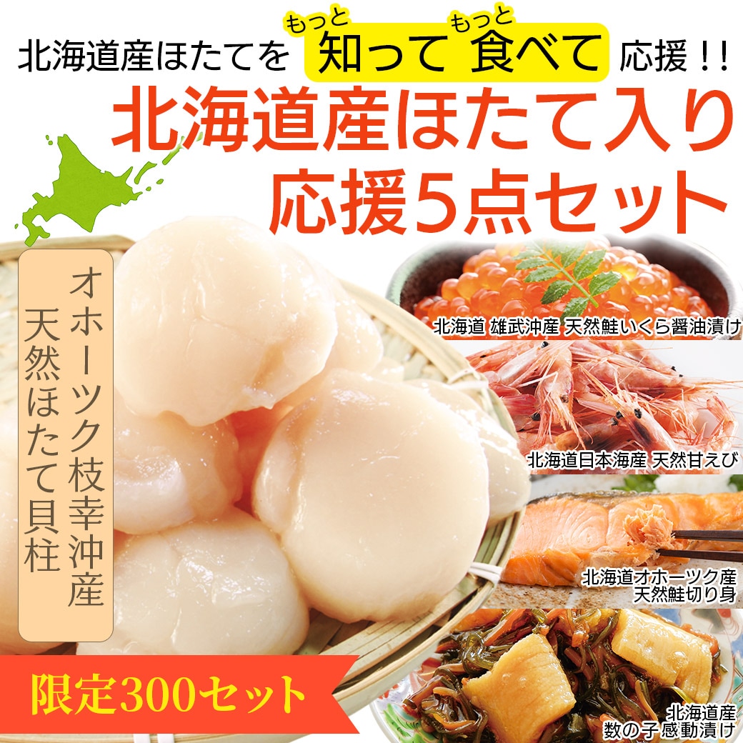 送料込】＜300セット限定＞北海道産ホタテをもっと知って！もっと食べ