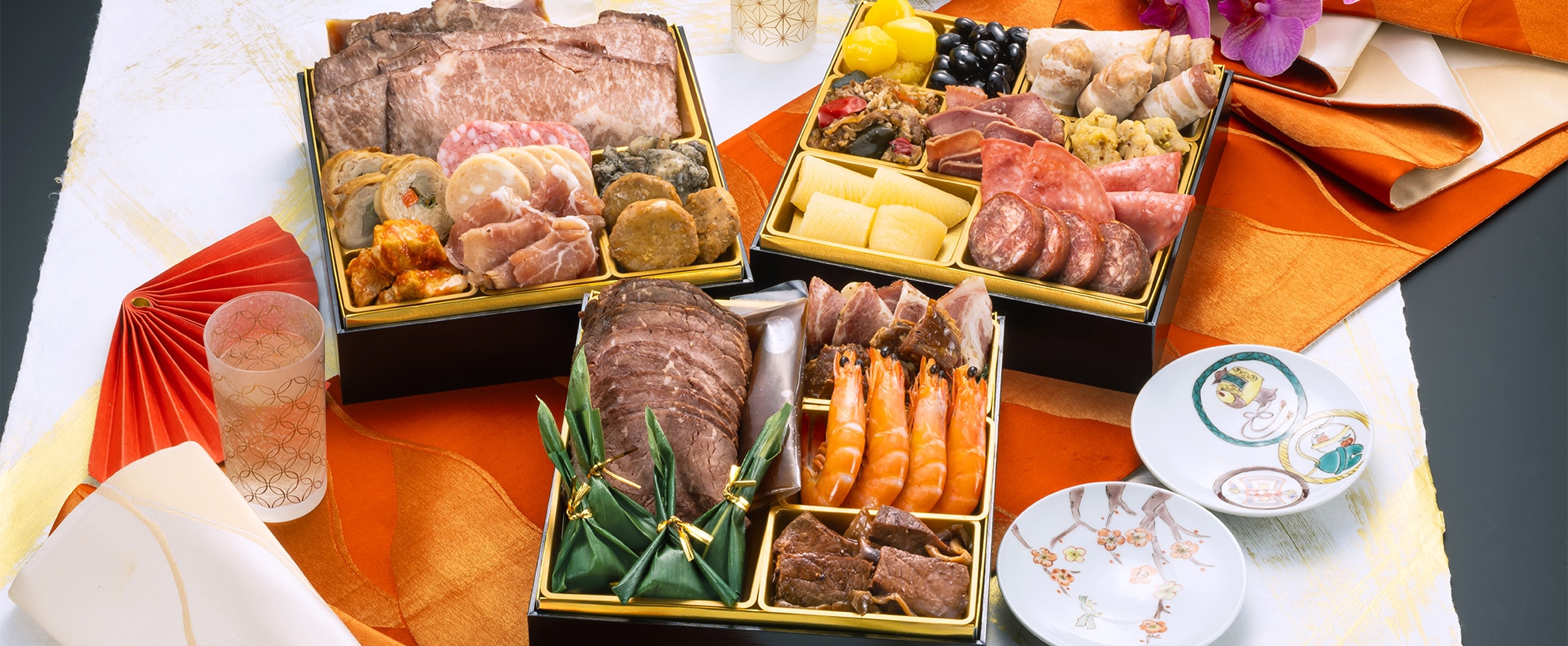 一冨士 和洋三段 祝宴