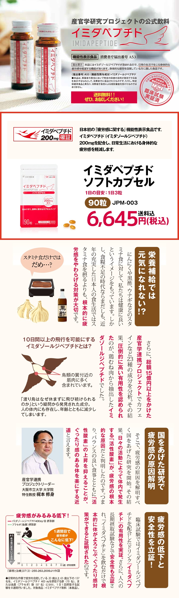 イミダペプチド ソフトカプセル 90粒 1箱 送料込