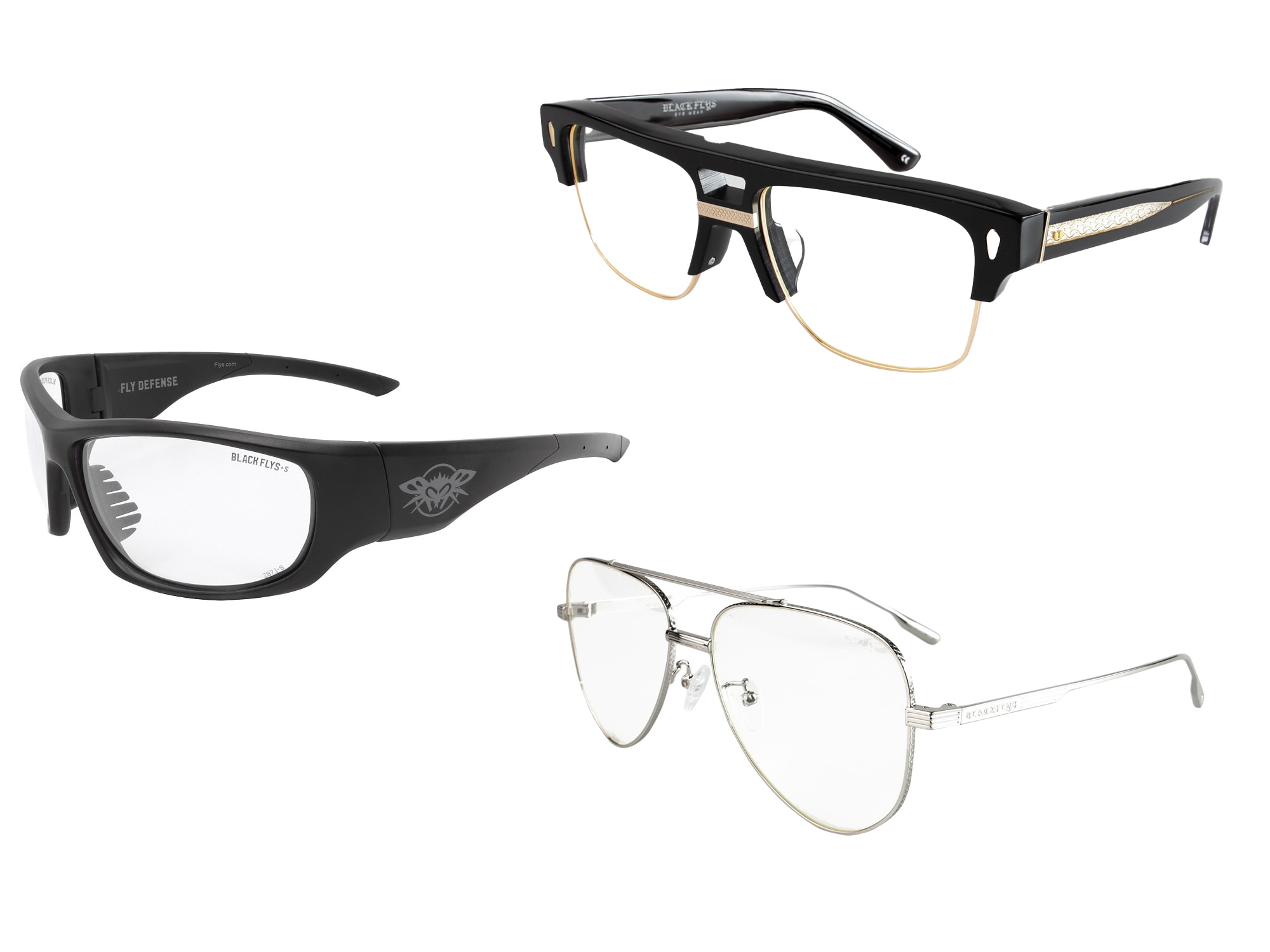 ブラックフライ メガネ サングラス 希少 BLACK FLYS ブラックフライ サングラス SPARXX FLY TOO(SAFETY