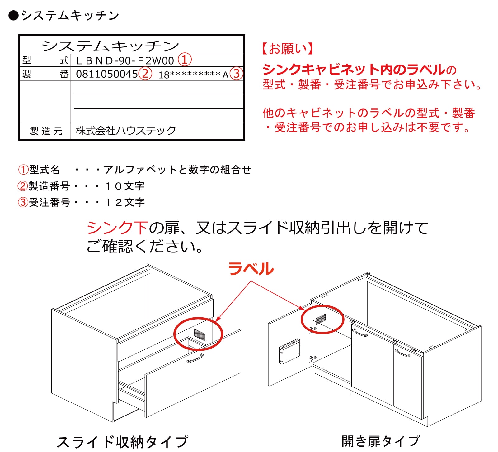 システムキッチン保証期間延長