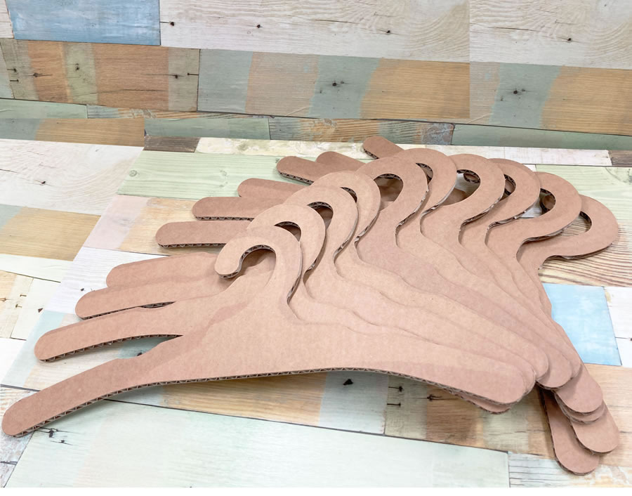 強化ダンボール使用 ハンガー 10ヶ入り