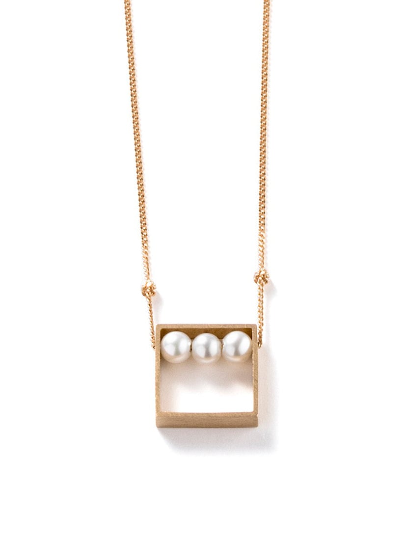 リアディグレゴリオ18K ネックレスアッシュペーフランスパール