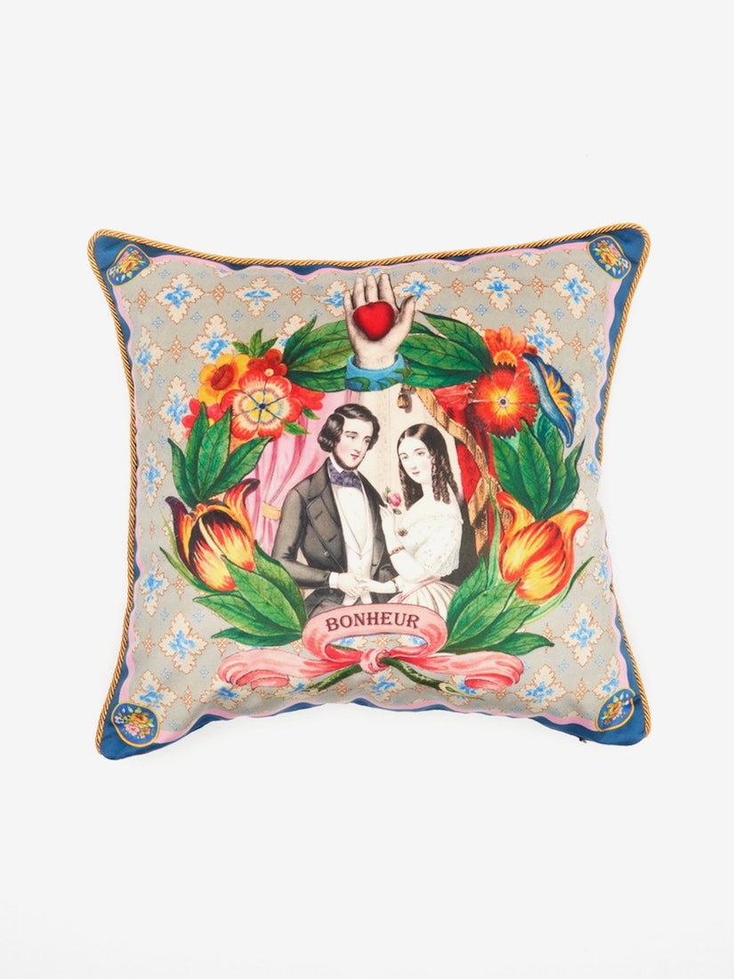 MOUCHKINE jewelry クッションカバー　2点 MOUCHKINE jewelry クッションカバー 2点 ファブリック・カバー類