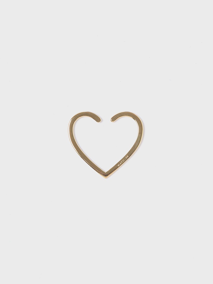 Hoop heart イヤーカフ(片耳用)(イヤカフ)|H.P.FRANCE公式 Hoop heart イヤーカフ(片耳用)(イヤカフ)|H.P.FRANCE公式