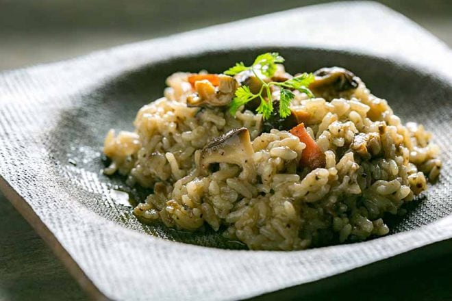 しいたけリゾット