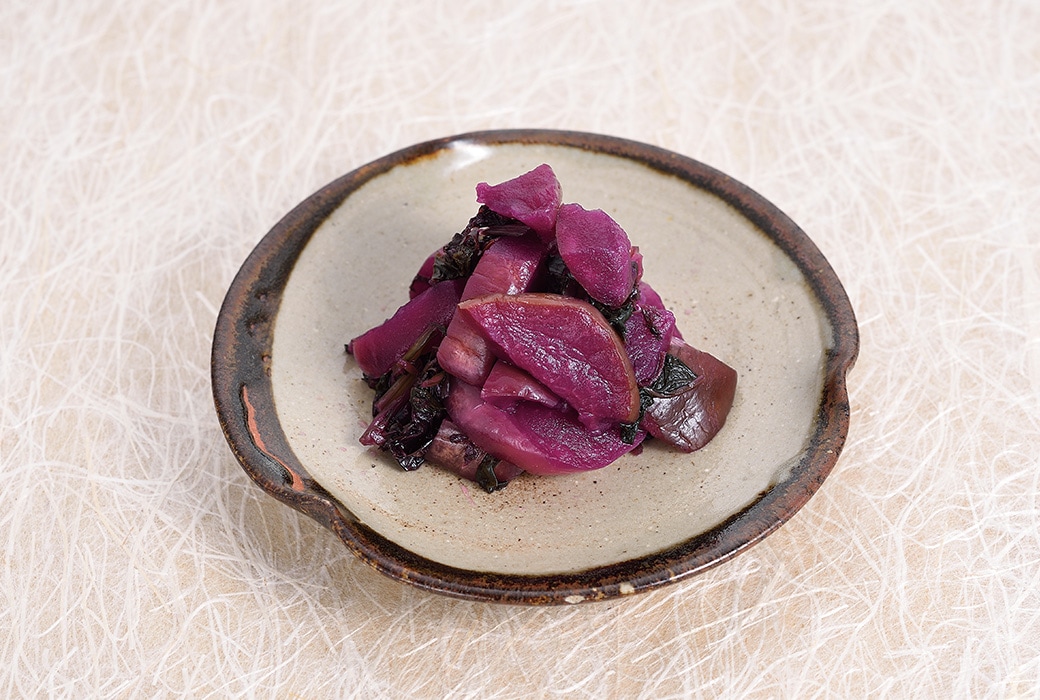 瓜と山椒の茜漬