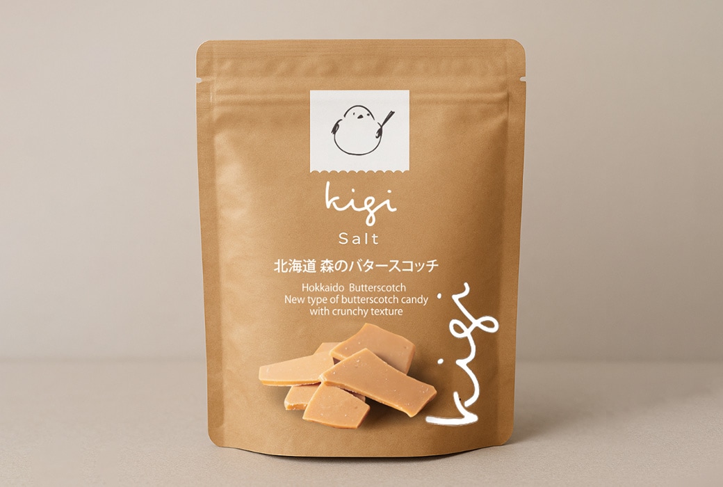 オホーツクの塩　パッケージ