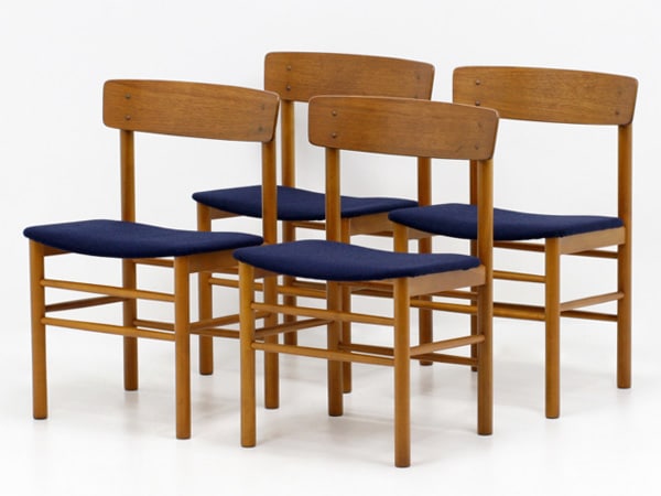 北欧 デザイナーズ家具 ボーエ モーエンセン 椅子 4脚 セット 北欧家具 ダイニングチェア Ibukiya