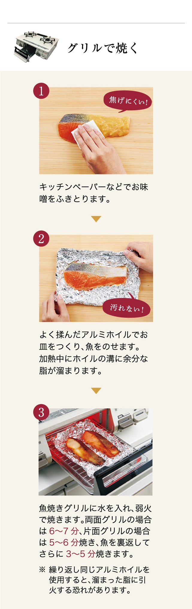 上手な焼き方｜京都一の傳 お取り寄せページ