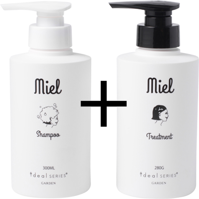 mielシャンプー＆トリートメント | ideal SERIES GARDEN