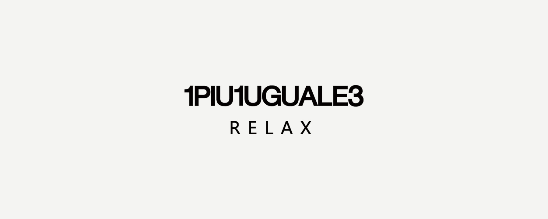 1piu 1 uguale 3(ウノ ピュ ウノ ウグァーレ トレ)のブランドバナー