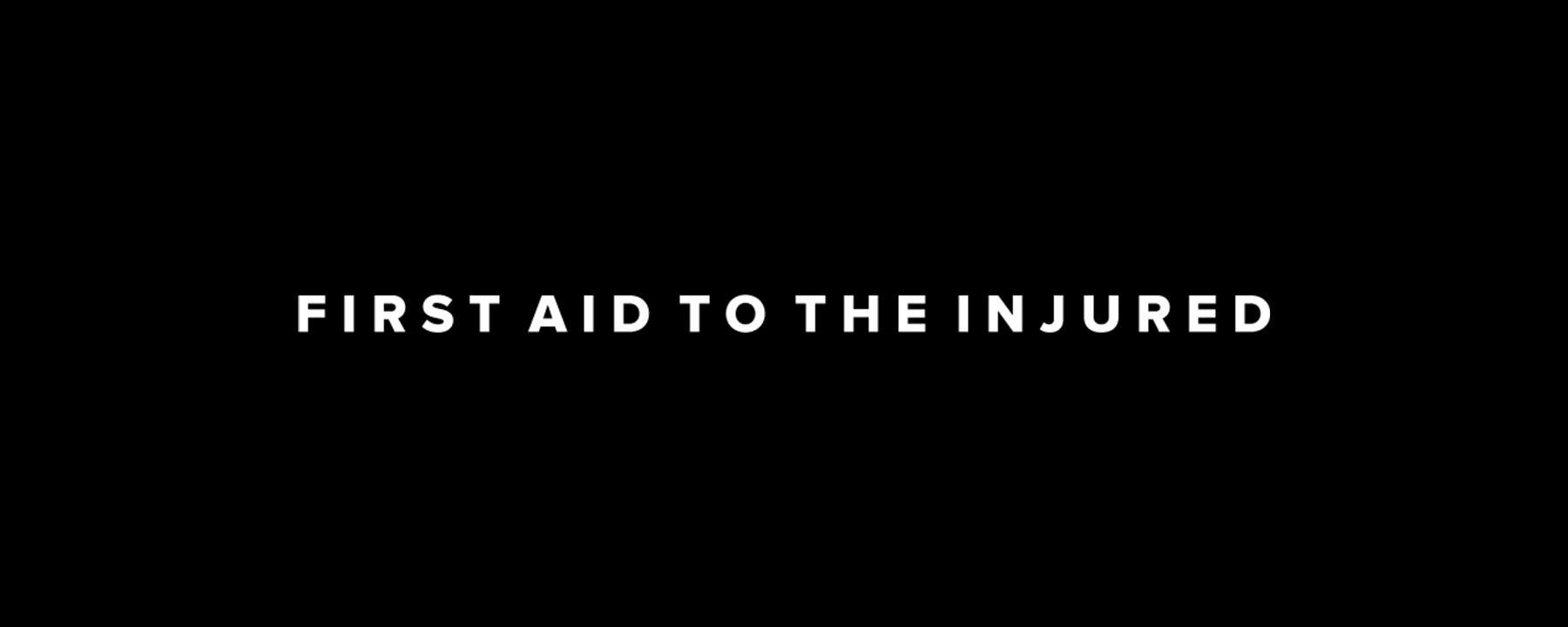 First Aid to the Injured(ファーストエイドトゥザインジュアード)のブランドバナー