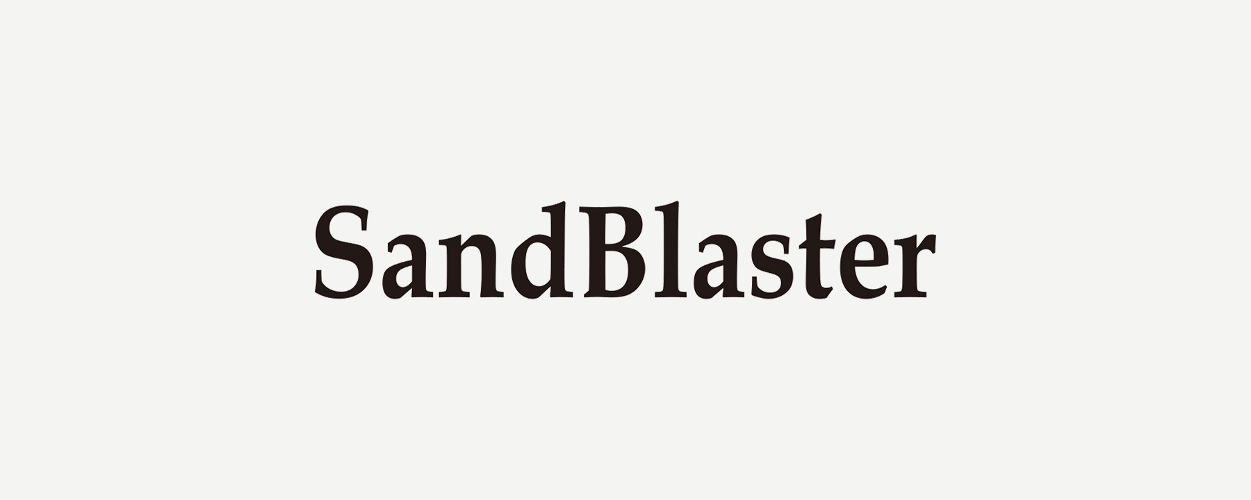 SandBlaster(サンドブラスター)のブランドバナー