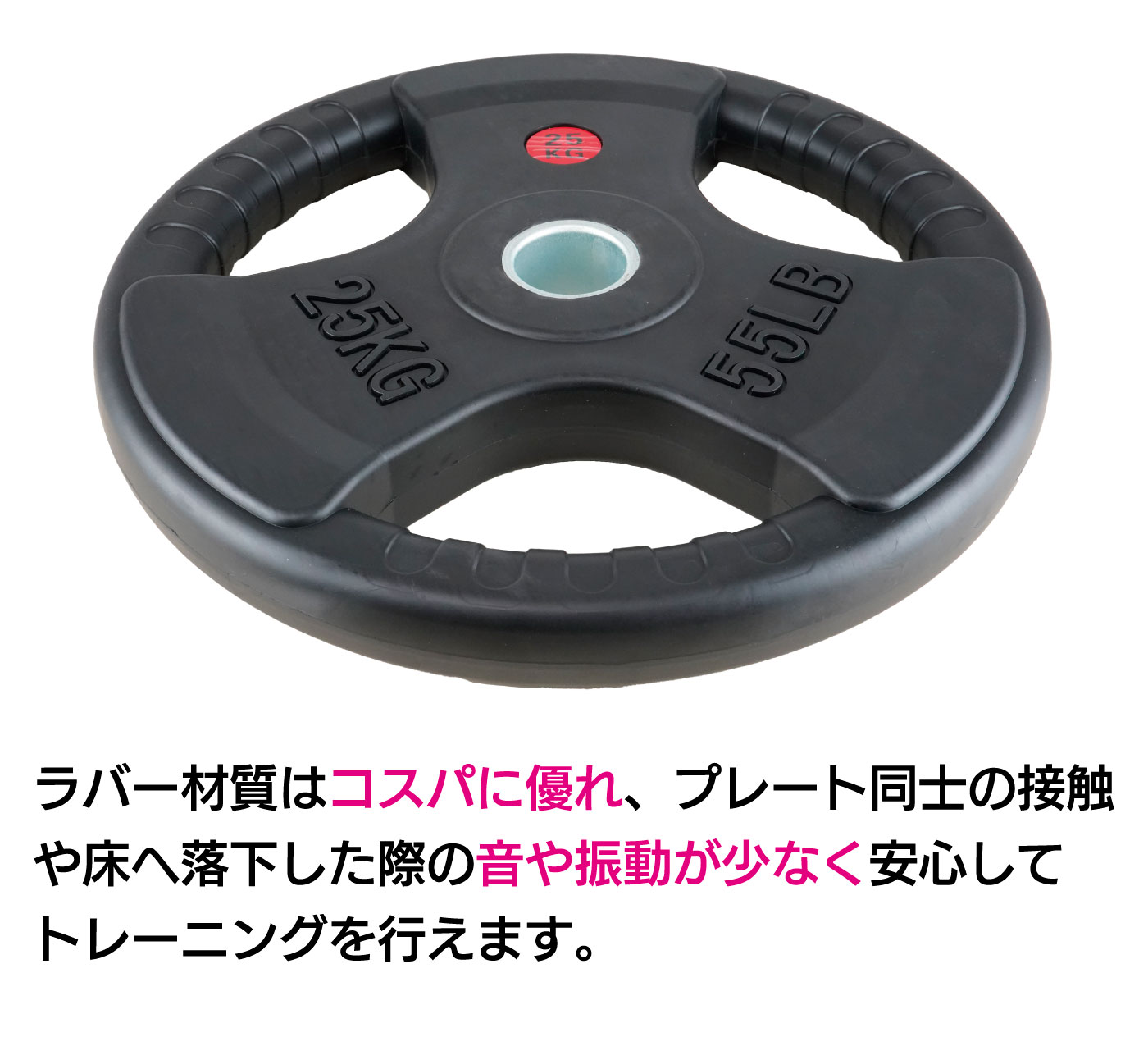 GYMWAY（ジムウェイ）薄型トレーニングバンパープレート 140kgセット ...