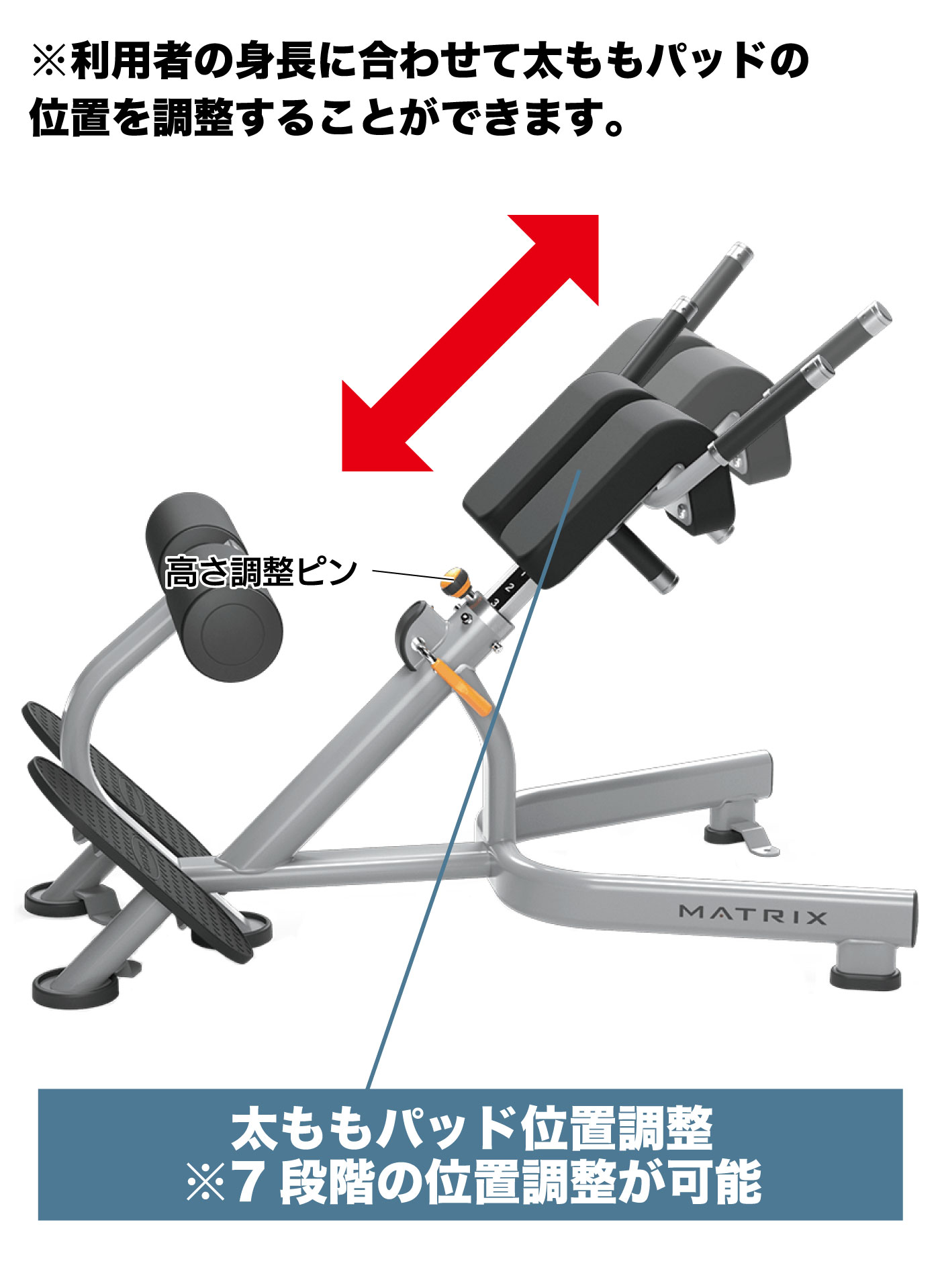 MG-A52（バックエクステンションベンチ）／業務用トレーニング