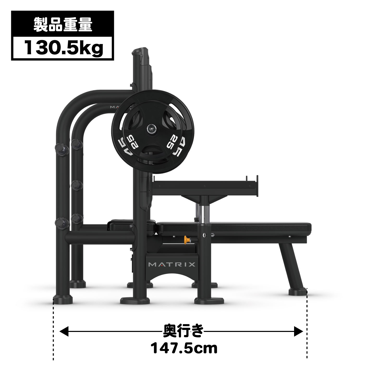 MG-A78S（オリンピックフラットベンチ）｜業務用オリンピックベンチ
