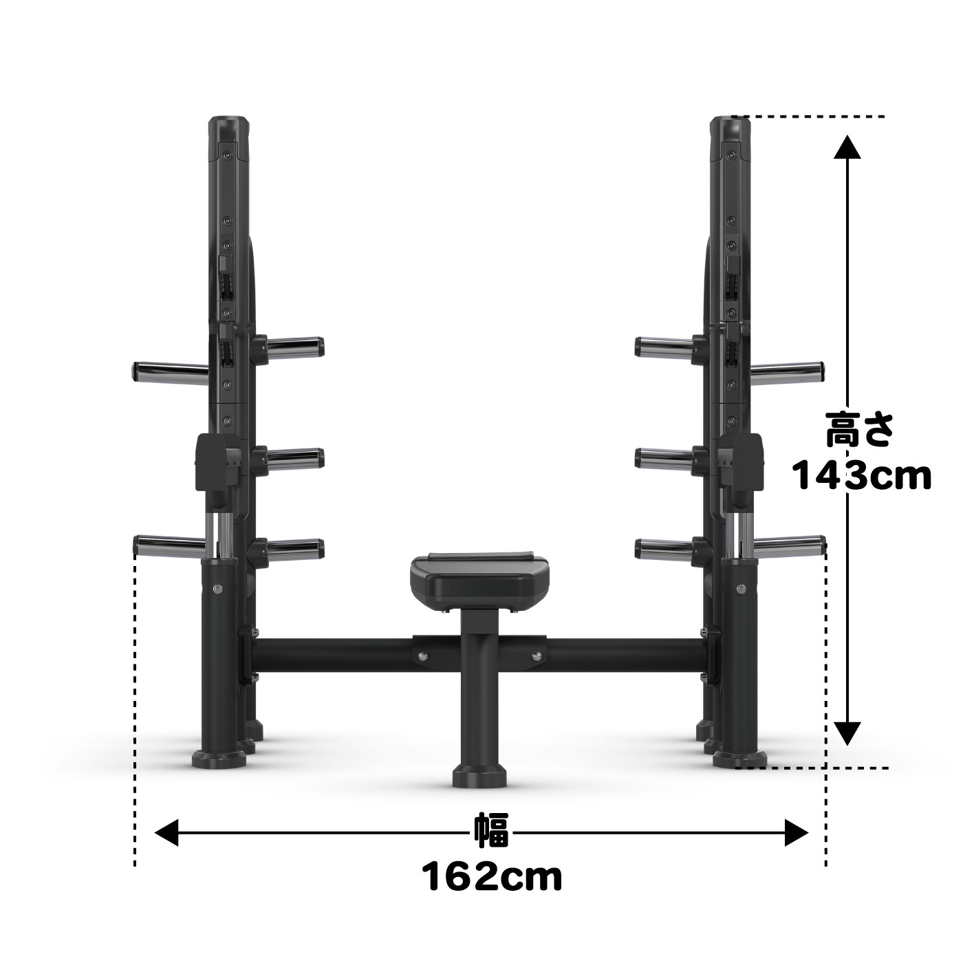 MG-A78S（オリンピックフラットベンチ）｜業務用オリンピックベンチ