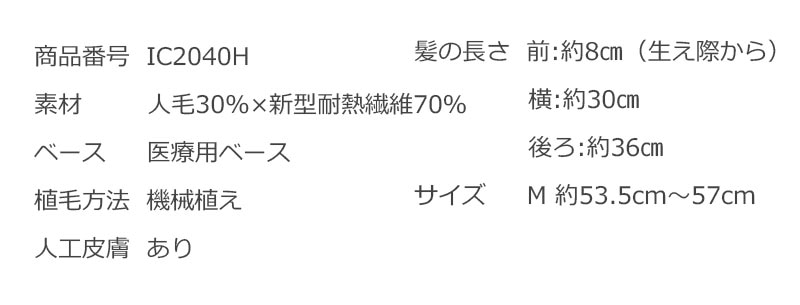 公式】私元気ウィッグ・かつら専門店 | 医療用 人毛ウィッグ ショート ボブ 女性 かつら ウィッグ 人毛 フルウィッグ ミセス 私元気 IC2040H