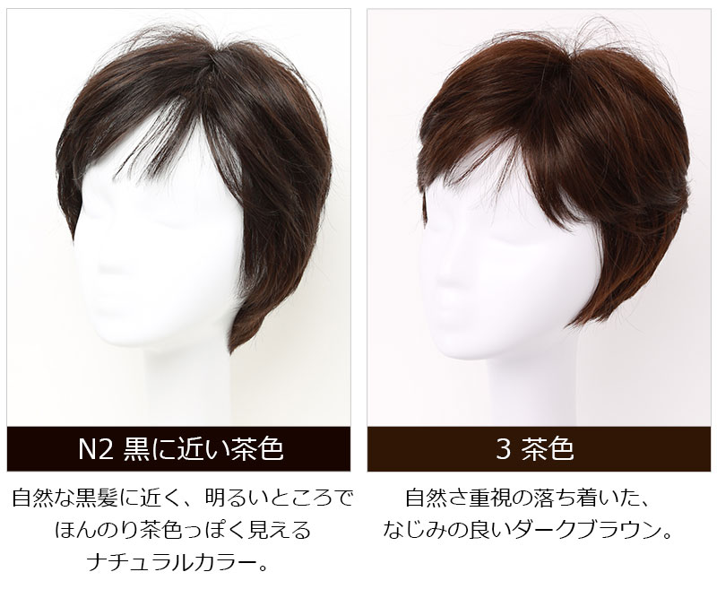 大人気得価医療用 人毛ミックス★ミセスショートウィッグ★Wigs2you HHB-050 ショートカール