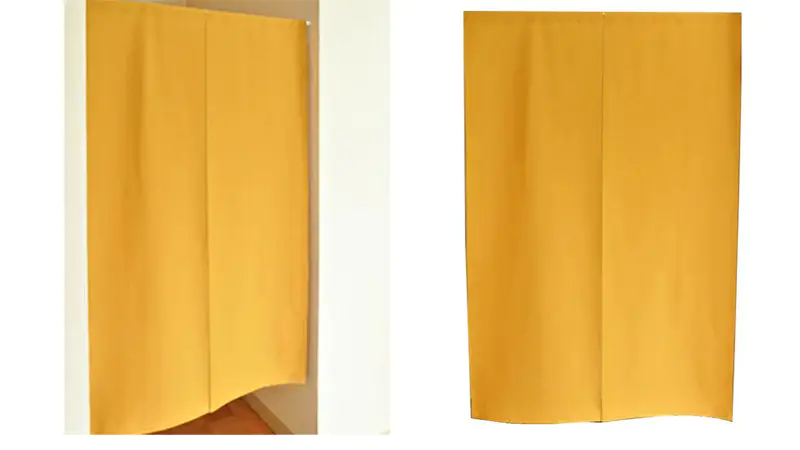 防炎 のれん マスタード