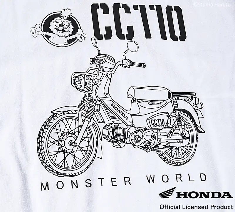 TシャツCC110のイラスト ホワイト