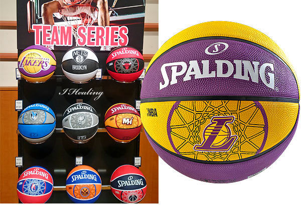 Nbaロサンゼルス レイカーズ 外用スポルディングバスケットボール7号 ラバー Spalding 156z通販 アイヒーリング本店