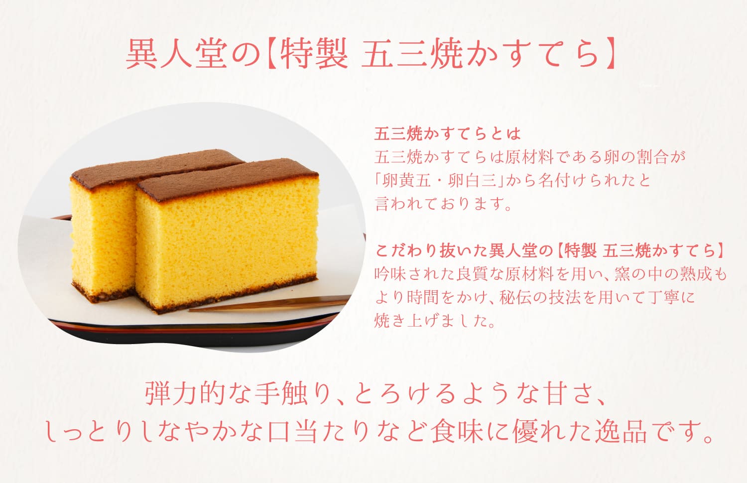 五三焼かすてら