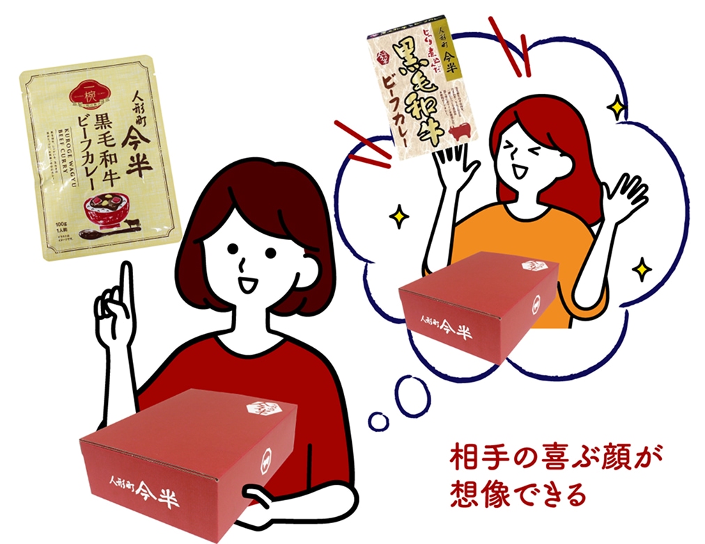 相手の喜ぶ顔が想像できる！
