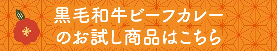 黒毛和牛ビーフカレーのお試し商品はこちら