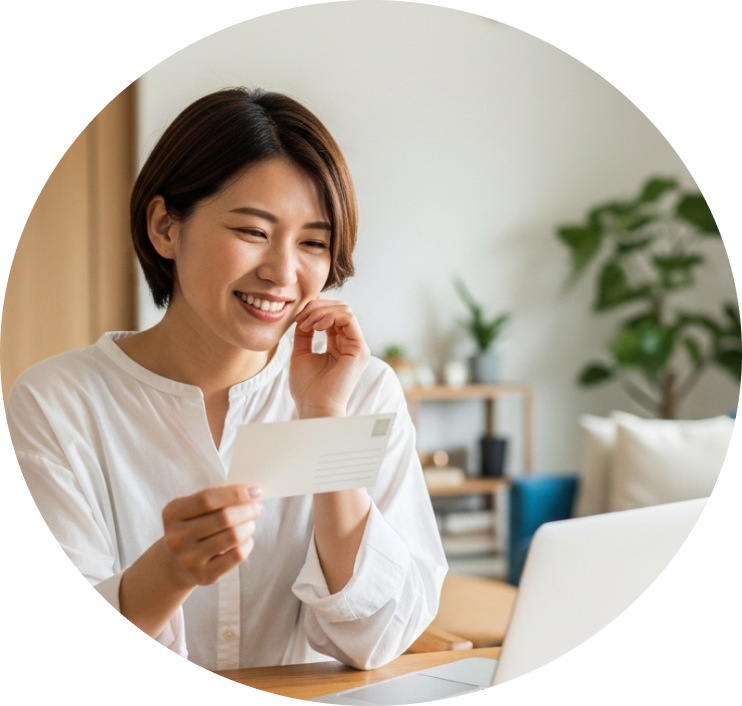 お届け先様情報の入力が省略できる