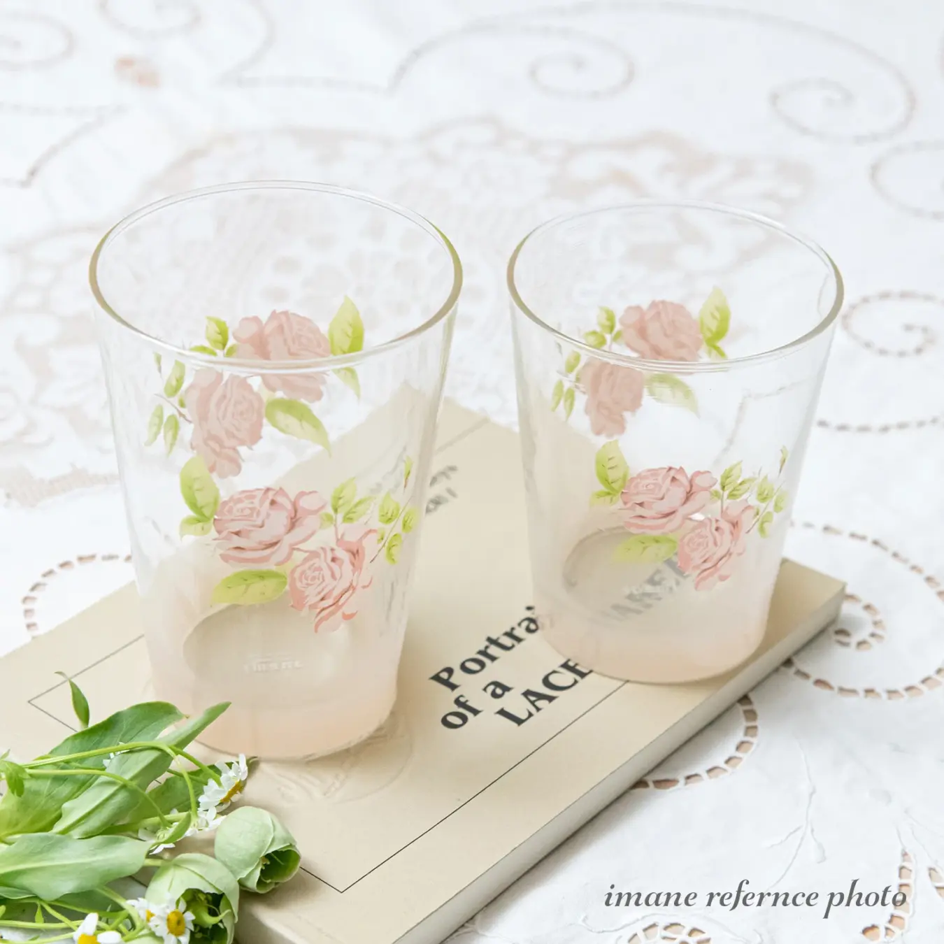 ダイアナローズ wine glass & glass