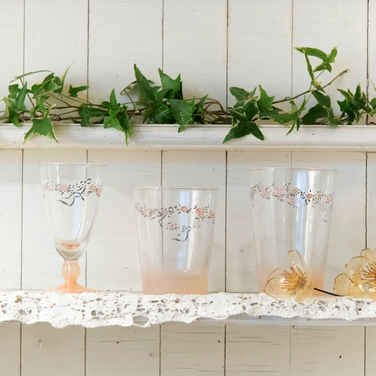 Lorelei wine glass & glass