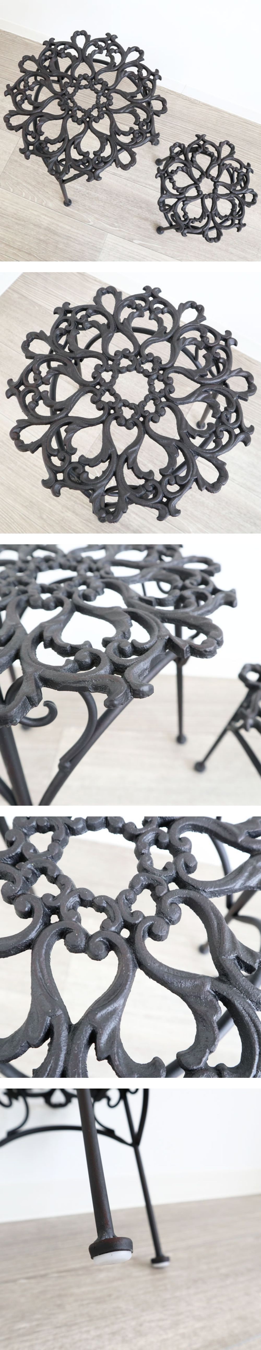 【無垢材】　花台スタンド　華台スタンド　オブジェ 花台 フラワースタンド 2個セット 高さ35cm｜おしゃれなインテリアの