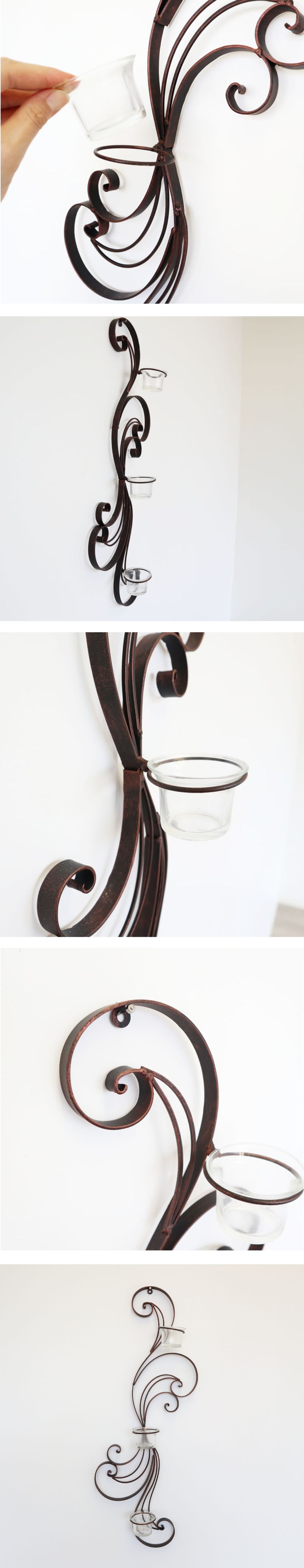 壁掛けフラワーベース 幅22cm×高さ66cm｜おしゃれなインテリアの輸入