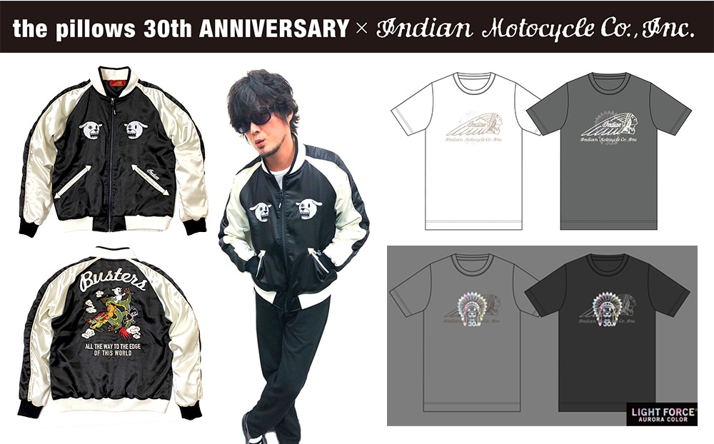 ☆the pillows×Indianコラボスカジャン＆Ｔシャツ予約販売START☆