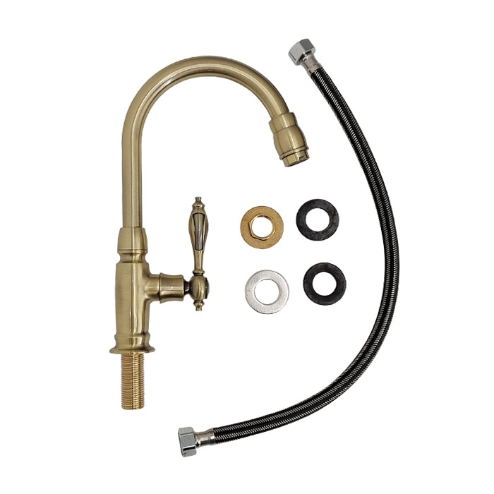 単水栓（洗面ボウル・洗面台・蛇口）古金 INK-0302045H | 洗面水栓,単