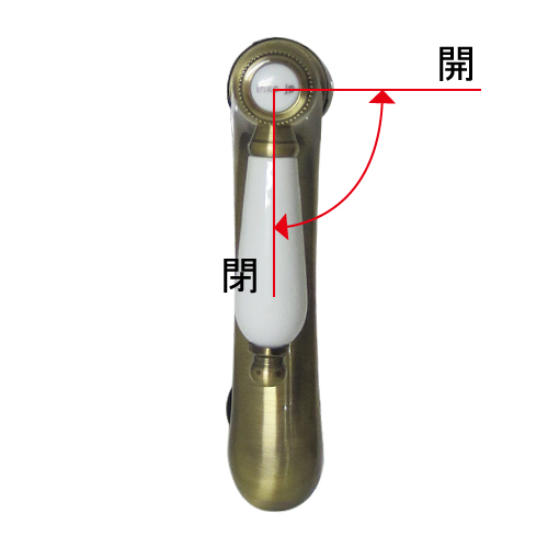 品番INK-0302063HT ｜ 陶器レバーハンドル単水栓(古金) | 洗面水栓,単水栓（蛇口） | 洗面ボウルの取り扱い数日本一のインク コーポレーション