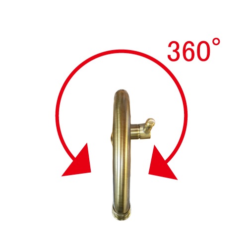 混合水栓（蛇口・カラン） 古銅 INK-0303060G | 洗面水栓,混合水栓