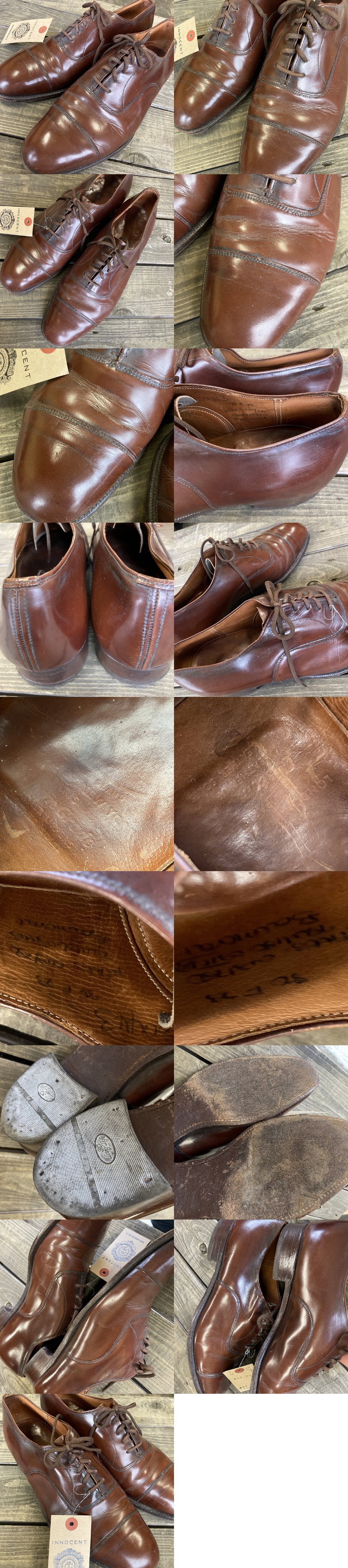 106271 英国 レザーシューズ ブランド 「チャーチ　Church’s」　 3都市　ビンテージ　アンティーク 英国　 革靴　ENGLAND