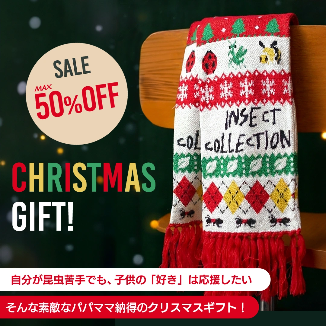 マフラーなどクリスマスギフトにおすすめ