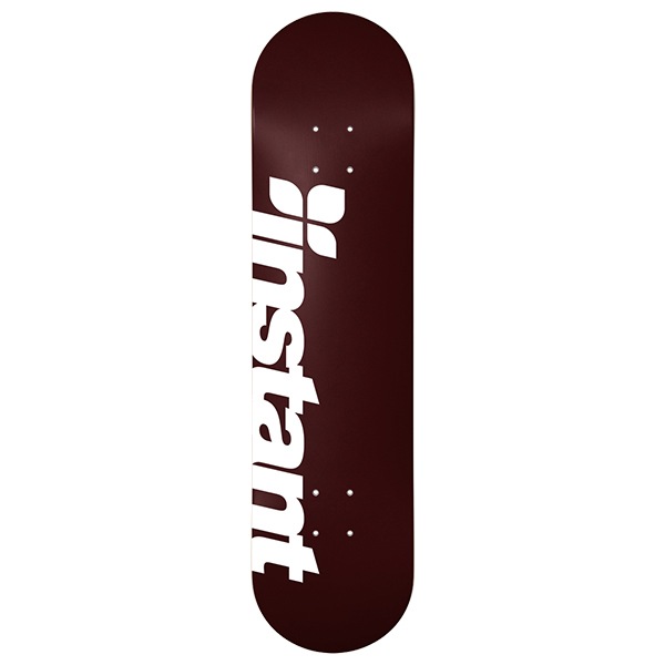 instant】25SU LOGO COMPLETE dark brown/white 8.25インチ
