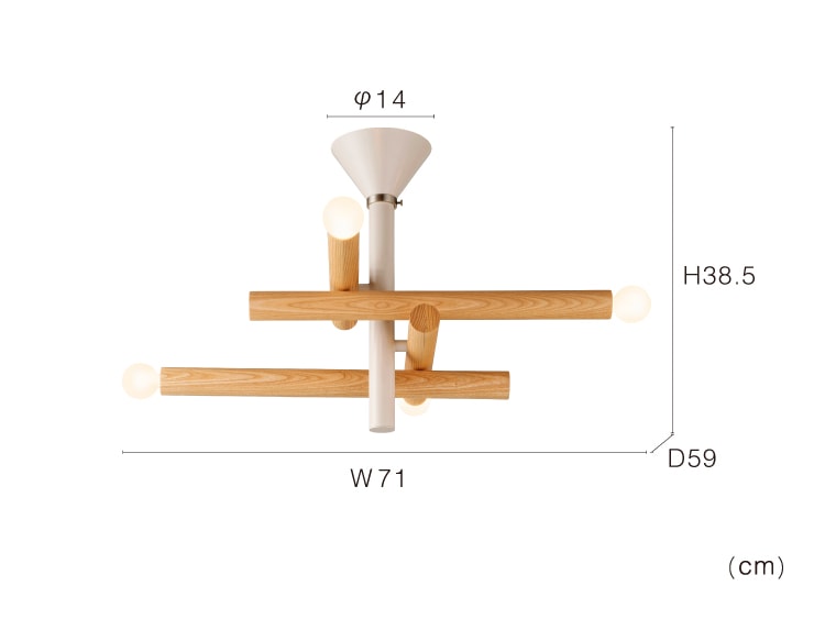 Immeuble イムーブル シーリングライト | 照明 | INTERFORM INC.ONLINE